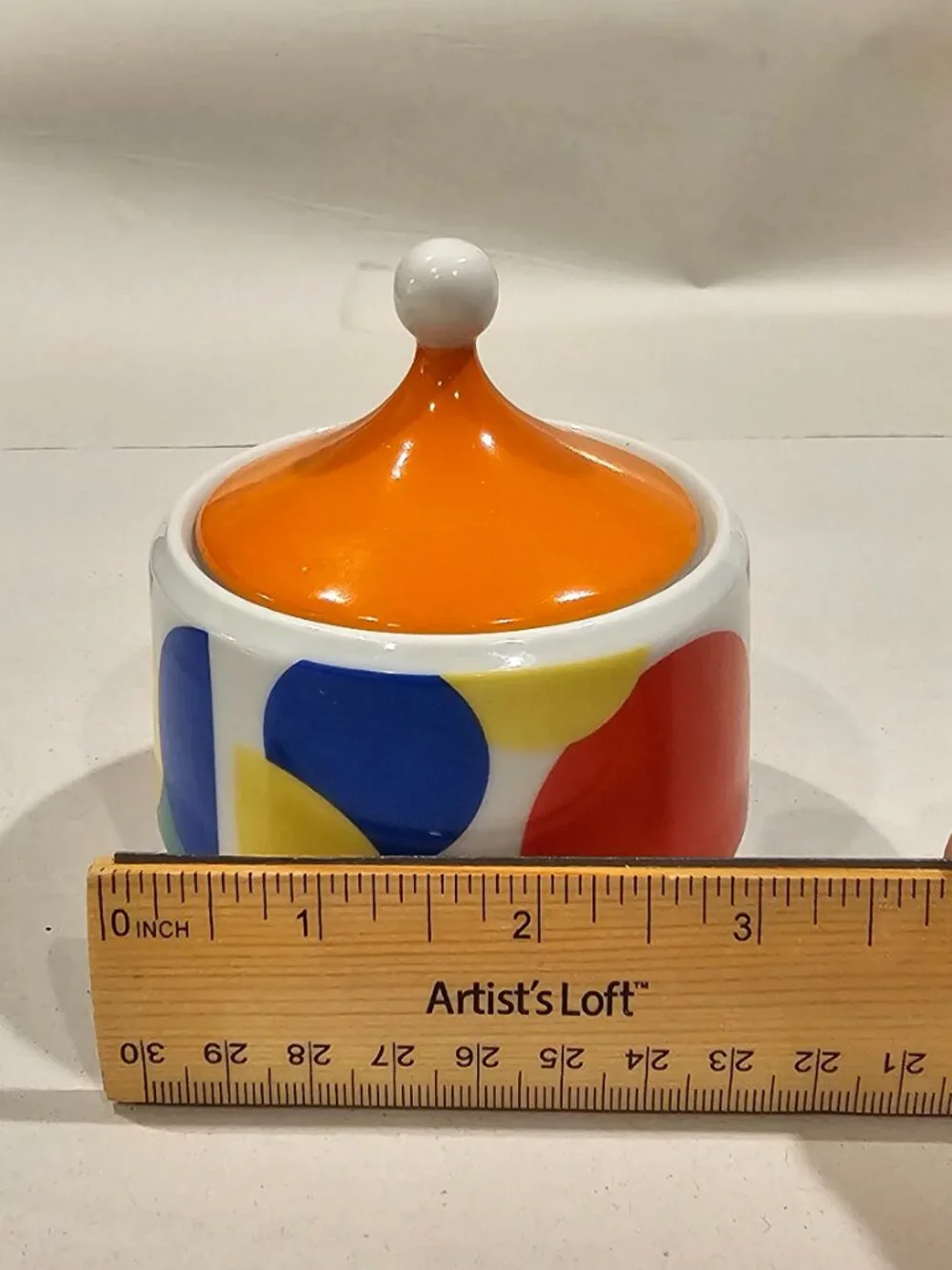 Vintage Arnart Capri by Maria 2833 Covered Sugar Bowl Mid Century Japan Floral